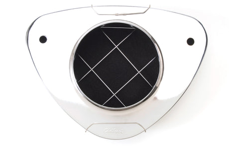 Filtre à air Edelbrock Pro-Flo série 1000 avec dessus triangulaire en acier 11 375 po x 8 375 po x 3 po Chrome