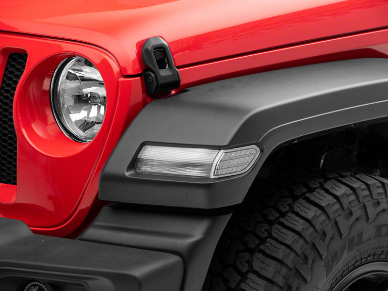 Feux de gabarit à LED pour garde-boue avant Raxiom 18-23 Jeep Wrangler JL Axial Series - Transparent