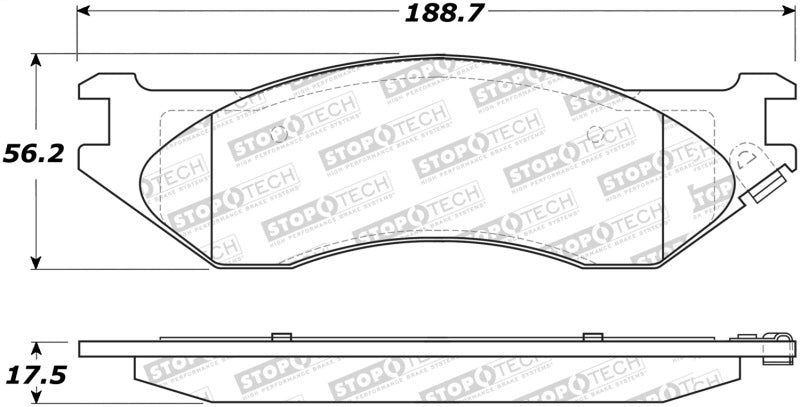 Plaquettes de frein StopTech Street Select
