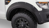 Élargisseurs de poche Bushwacker 11-15 Ford Ranger T6 2 pièces - Noir