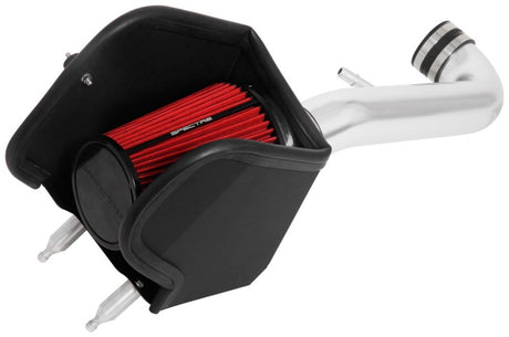 Kit d'admission d'air pour Jeep Wrangler V6-3.6LF/I Spectre 2018 - Poli avec filtre rouge