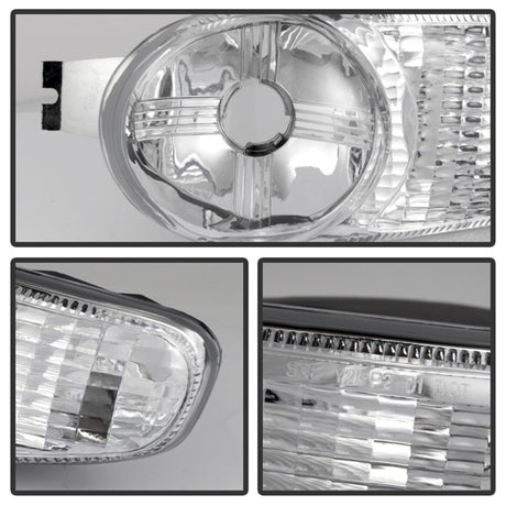 Feux de pare-chocs Xtune GMC Sierra Denali 00-06 transparents CBL-GD00-C