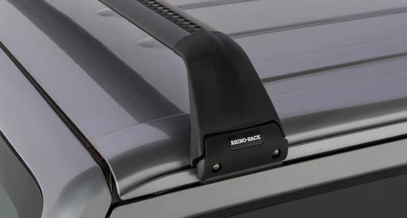 Rhino-Rack 07-22 Jeep Wrangler JK/JL 2 Door Hard Top Vortex SG 2 Bar Roof Rack - Black