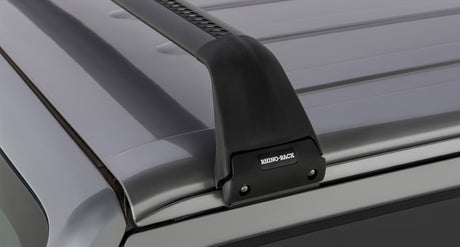 Barres de toit Rhino-Rack 07-22 pour Jeep Wrangler JK/JL 2 portes à toit rigide Vortex SG 2 barres - Noir