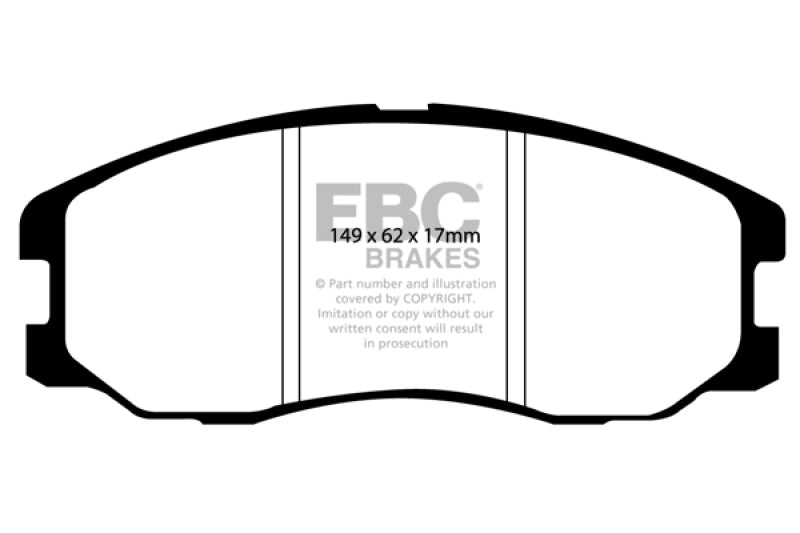 EBC 07-09 Chevrolet Equinox 3.4 Ultimax2 Front Brake Pads