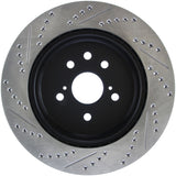 Disque de frein sport fendu et percé StopTech arrière gauche 13-14 Lexus GS300/350/400/430