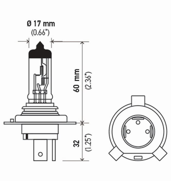 Ampoule Hella Hs1 12V 35/35W Px43T T4625 (2)