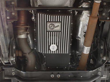 Carter de transmission de puissance aFe usiné noir 11-14 Ford 6R140 Trucks V8 6,7 L (td)