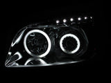 Phares de projecteur ANZO 2006-2008 Toyota Rav4 avec halo noir