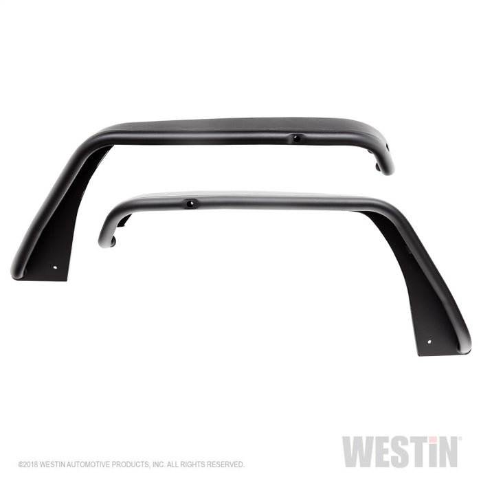 Garde-boue tubulaire Westin 18-20 Jeep Wrangler JL / 20 Gladiator - Avant - Noir texturé