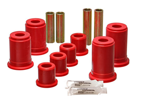 Ensemble de bras de suspension avant Energy Suspension GM - Rouge