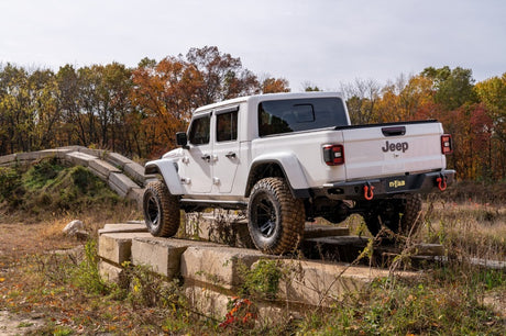 Marchepieds coulissants N-Fab Trail 2020 Jeep Wrangler Gladiator JT 4 portes tous les lits - SRW - Noir texturé