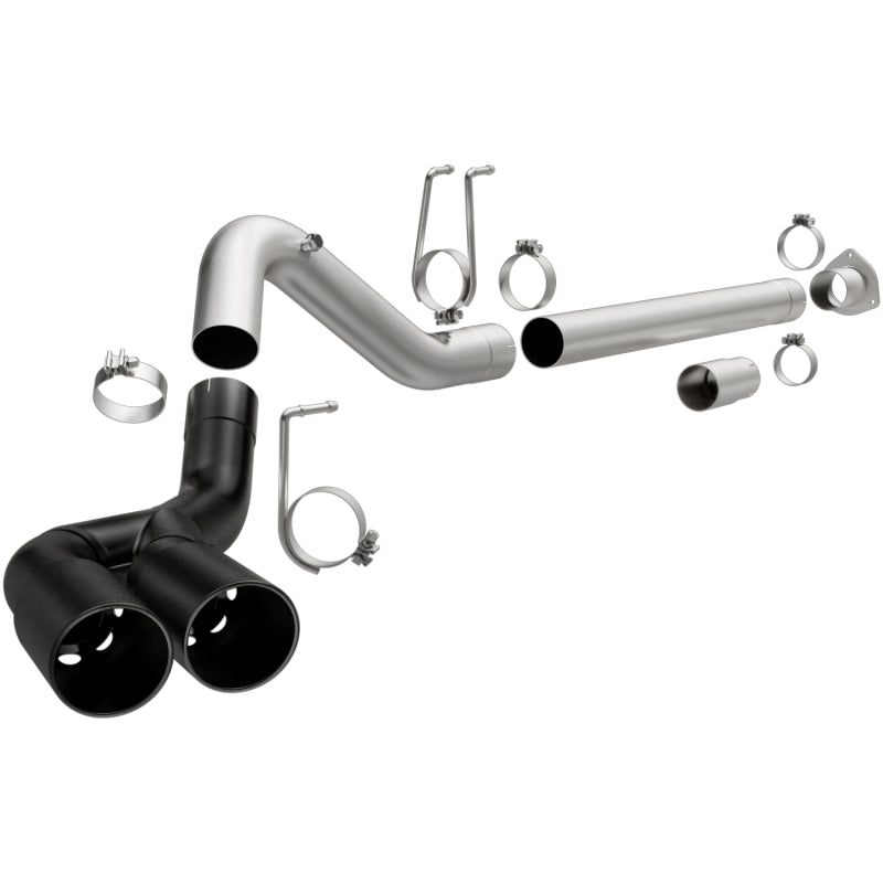 MagnaFlow 08-18 Ford F-250/F-350/F-450 4,6 L/6,7 DPF-Back Noir 4 po Double sortie arrière simple