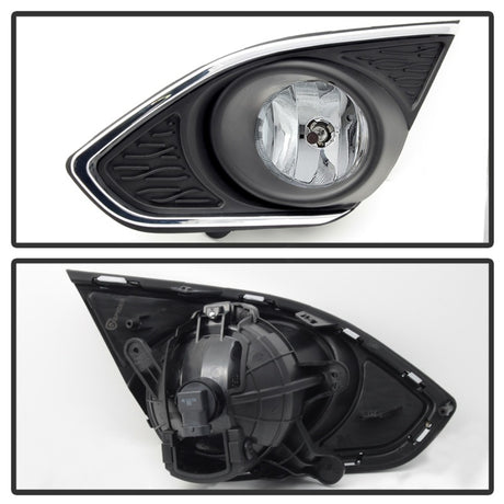 Feu antibrouillard OEM Spyder Chevy Spark 2013-2015 avec interrupteur universel - Transparent FL-CSPA2013-C