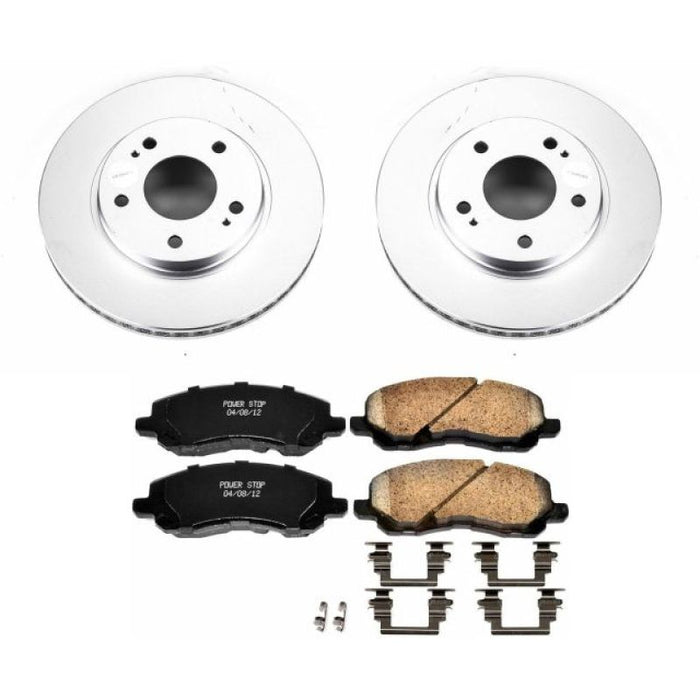 Kit de freins avant Power Stop 01-05 Chrysler Sebring Z17 Evolution Geomet avec revêtement