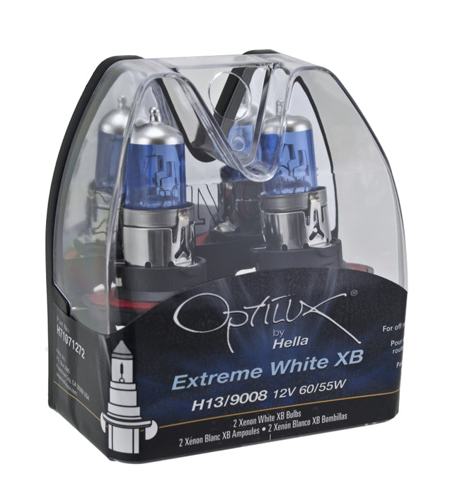 Ampoules Hella Optilux H13/9008 12V 60/55W XB Xenon White (paire)