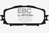 EBC 12+ Toyota Yaris 1.5 Greenstuff Front Brake Pads
