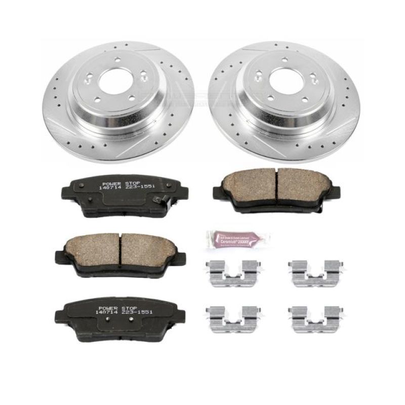 Kit de freins arrière Power Stop 17-18 Genesis G80 Z23 Evolution Sport
