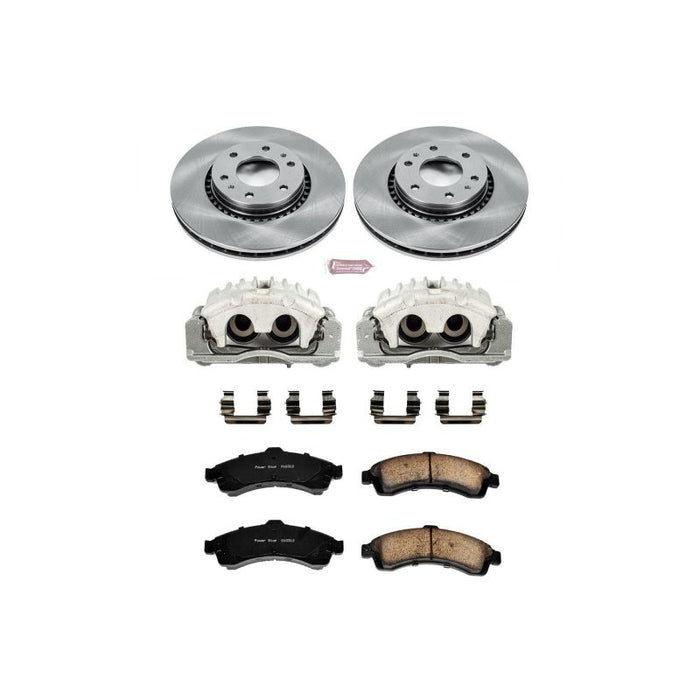 Kit de freins avant Autospecialty Power Stop 04-05 Buick Rainier avec étriers