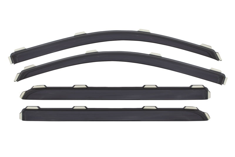 Déflecteurs de vitres avant et arrière AVS 15-18 Chevy Silverado 2500 Crew Cab Ventvisor 4 pièces - Fumé