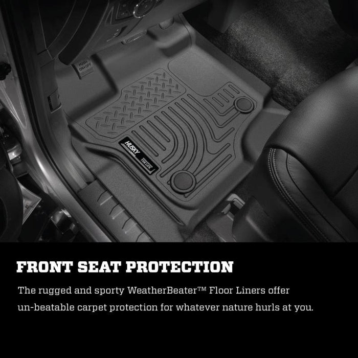 Husky Liners 09-12 Ford F-150 Super Crew WeatherBeater Black Rear Cargo Liner