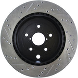 Disque de frein sport rainuré et percé StopTech 08+ Subaru STI (ne convient pas aux modèles 05-07)