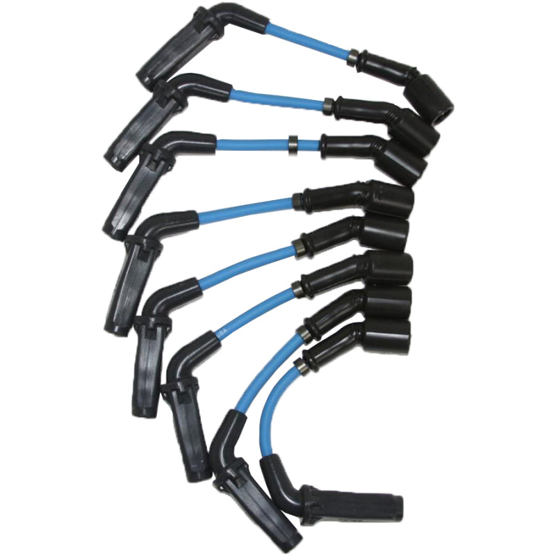Kit de connexion de fil de bobine près de la bougie haute performance Granatelli 99-23 GM 6.0L/6.2L LS2/LS3/LSA/LS7/LS9 - Bleu