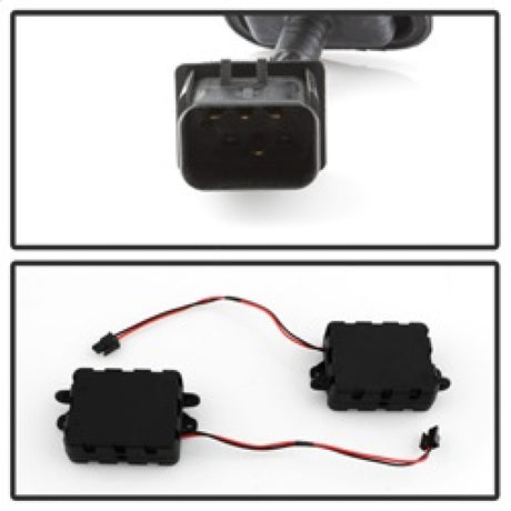 Feux arrière à LED pour Dodge Charger Spyder 06-08 - Fumée noire ALT-YD-DCH05-LED-BSM