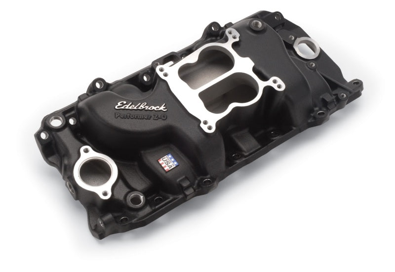 Collecteur d'admission Edelbrock Perf BBC 2-0 Noir