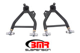 BMR 94-04 Mustang Lower A-Arm (Coilover Only) w/ Adj. Rod End and STD. Ball Joint - Black Hammertone BMR Suspension