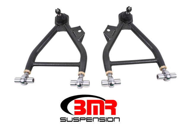 BMR 94-04 Mustang Lower A-Arm (Coilover Only) w/ Adj. Rod End and STD. Ball Joint - Black Hammertone BMR Suspension