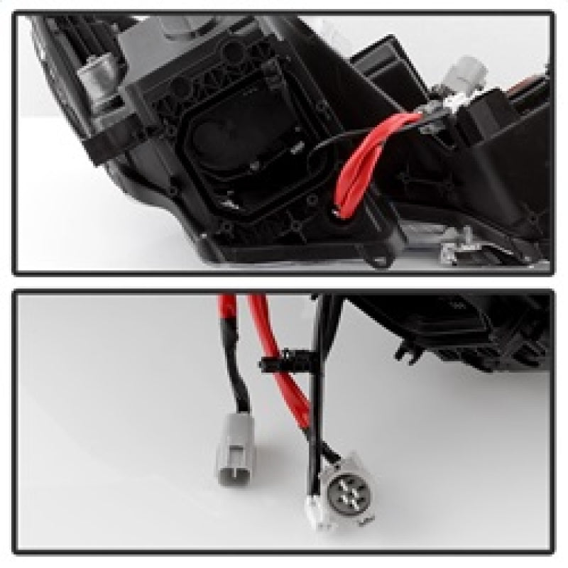 xTune Lexus Gs 06-11 OE Projector Headlights (w/AFS. Hid Fit) Black PRO-JH-LGS06-AFS-AM-BK