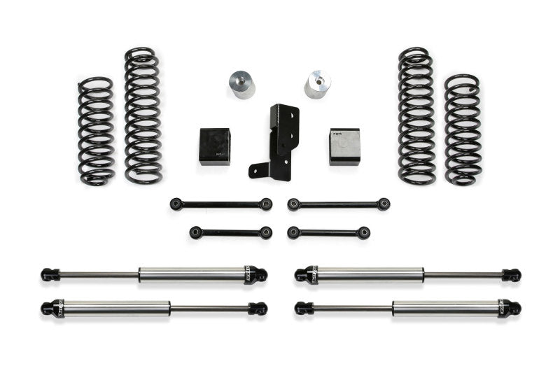 Jeep JL 4 portes 4WD 18-21 Fabtech Système Sport 3 pouces avec Dl Shks