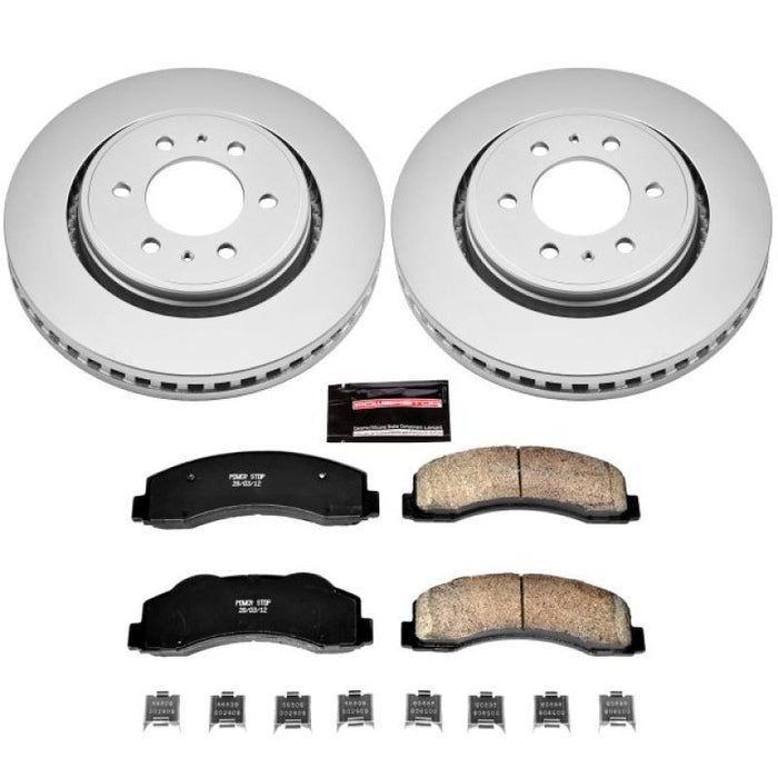 Kit de freins avant Power Stop 10-18 Ford Expedition Z17 Evolution Geomet avec revêtement