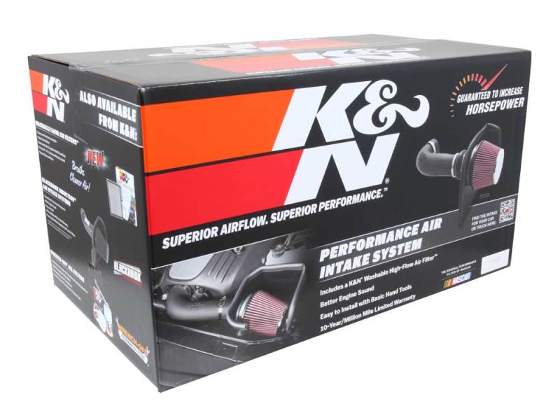 Kit d'admission d'air hautes performances K&amp;N 19-20 Jeep Cherokee L4-2.4L