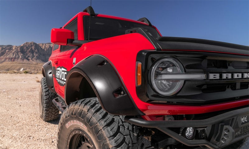 Élargisseurs d'ailes de style poche Bushwacker 21-22 Ford Bronco (2 portes) - 4 pièces lisses