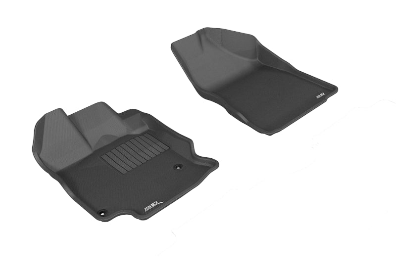 Tapis de sol 3D MAXpider 2012-2012 Toyota Venza Kagu 1ère rangée - Noir