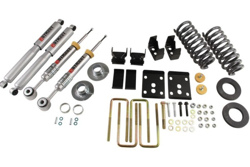 Kit d'abaissement Belltech 09-13 Ford F150 Ext/Quad Cabs 2WD avec amortisseurs SP 2 ou 3 pouces F/5,5 pouces R Drop