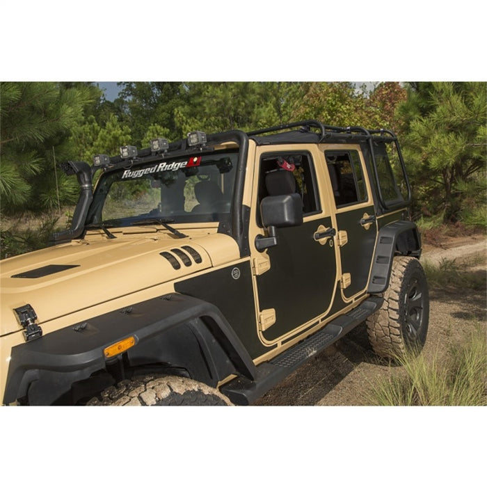 Kit de panneau de protection magnétique Rugged Ridge 4 portes 07-18 Jeep Wrangler