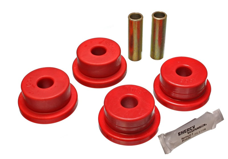 Ensemble de bagues de support de différentiel rouges pour Chevy Corvette 80-82 Energy Suspension