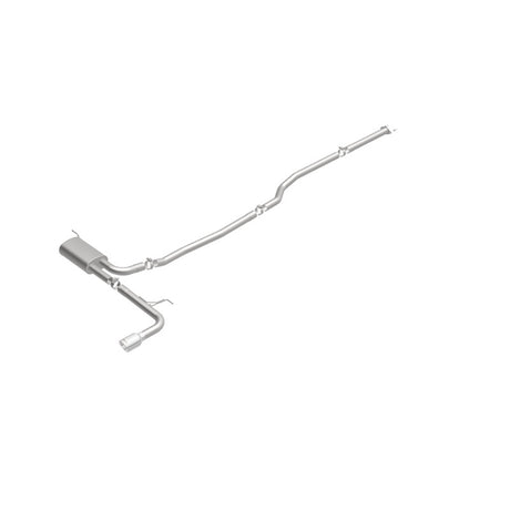 Catback MagnaFlow, SS, 2,5 po, Street, passage simple en ligne droite. Embout poli de 4 po, Ford Fusion 2,5 L 2015