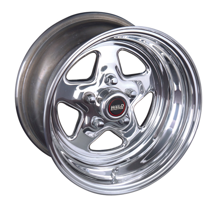 Weld ProStar 15x9 / 5x4.5 BP / 5.5in. BS Polished Wheel - Non-Beadlock