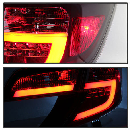 Barre lumineuse LED Spyder pour Toyota Camry 12-14, feux arrière noirs ALT-YD-TC12-LBLED-BK