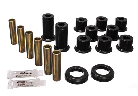 Ensemble de bagues de ressort à lames arrière Energy Suspension 82-04 GM S-10/S-15 Pickup 2WD / 82-04 S-10 Blazer Blk