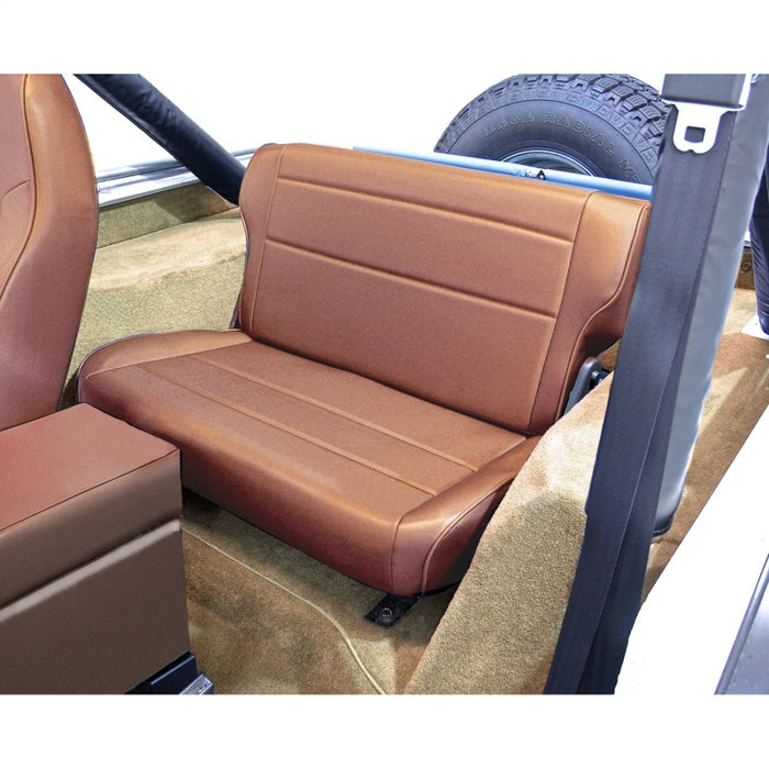 Siège arrière rabattable et basculant Rugged Ridge Tan 76-95 Jeep CJ / Jeep Wrangler