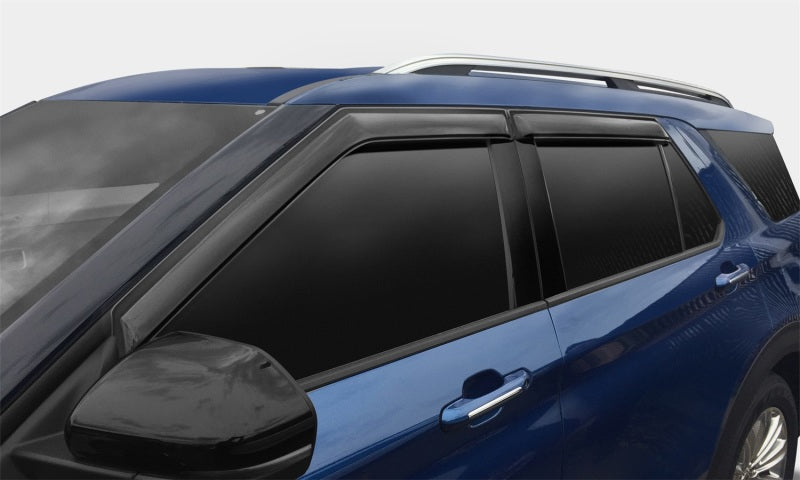 Déflecteurs de fenêtre à montage extérieur AVS VW 2009-2021 Tiguan Ventvisor 4 pièces - Fumé