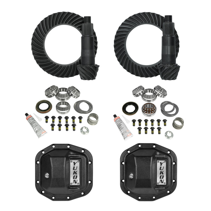 Yukon Gear High Stage 2 Jeep JL Re-Gear Kit w/Covers Dana 30/35 4.88 Ratio 24 Spline