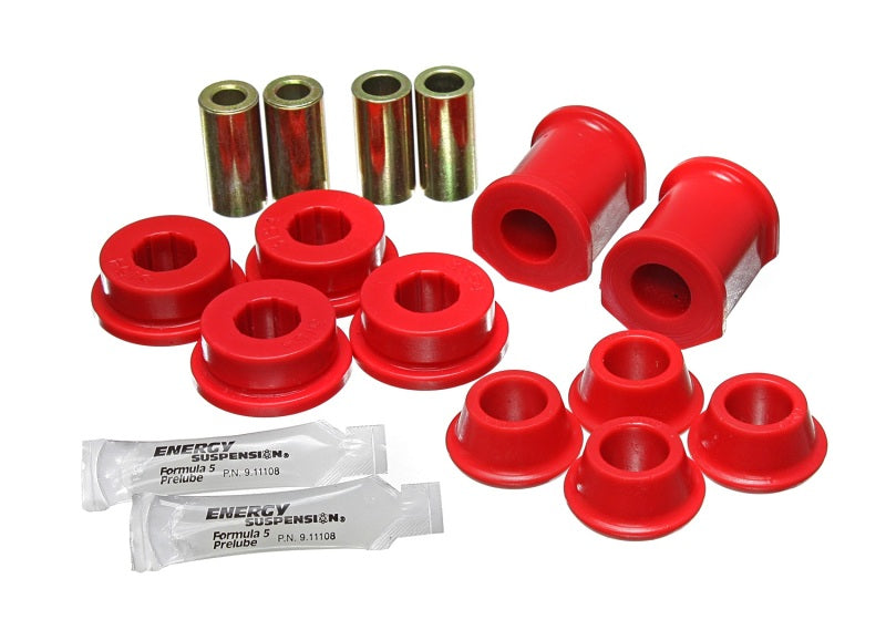 Ensemble de bagues de bras de suspension avant rouges (moulées) pour VW Super Beetle 71-7/73 Energy Suspension