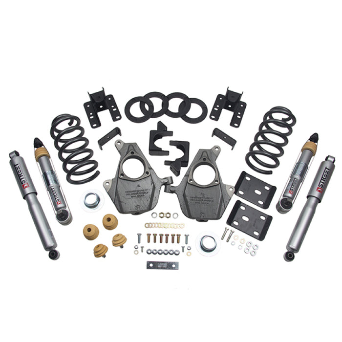 KIT D'ABAISSEMENT Belltech 16.5-17 Chevy Silverado Cabine Standard 2WD 3-4F / 5-6R