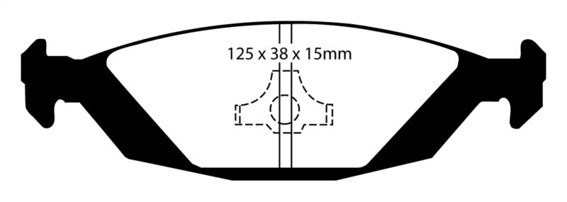 EBC 88-90 Saab 900 2.0 Redstuff Rear Brake Pads